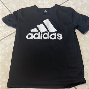 Adidas Black and White Short Sleeve Tee